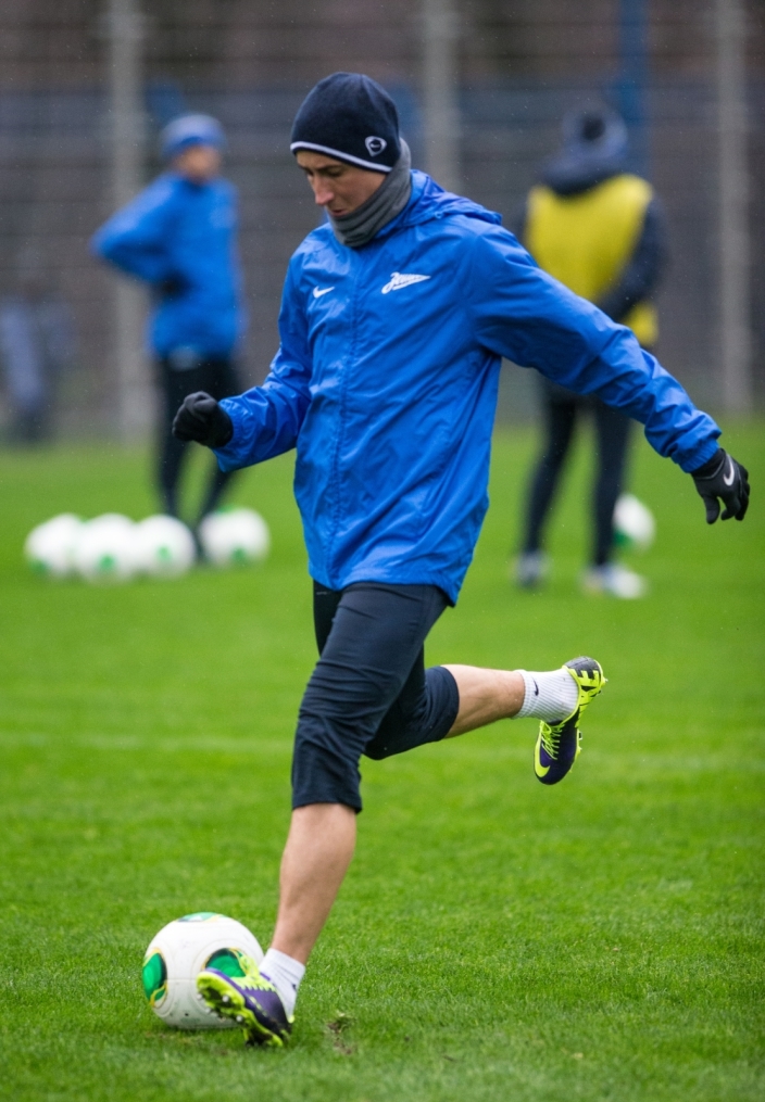 Тренировка «Зенита» перед матчем «Спартак» — «Зенит»