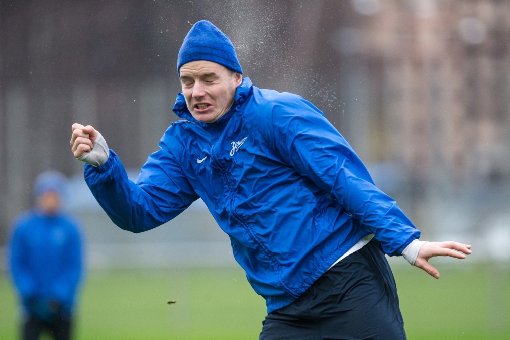 Тренировка «Зенита» перед матчем «Спартак» — «Зенит»