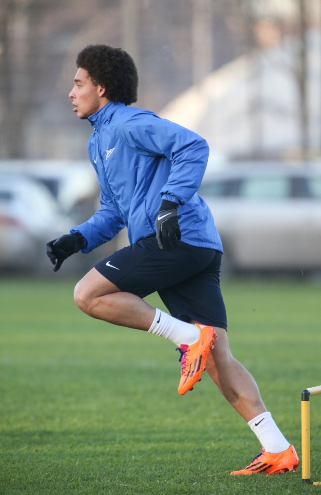 Тренировка «Зенита» перед матчем Лиги Чемпионов с «Атлетико»