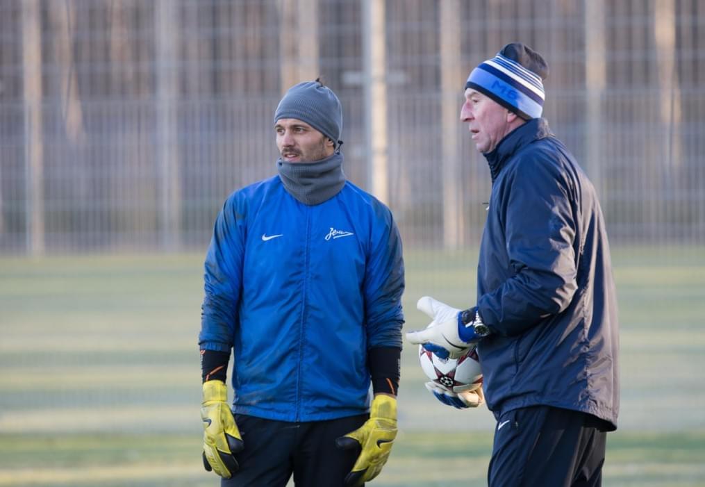 Тренировка «Зенита» перед матчем Лиги Чемпионов с «Атлетико»