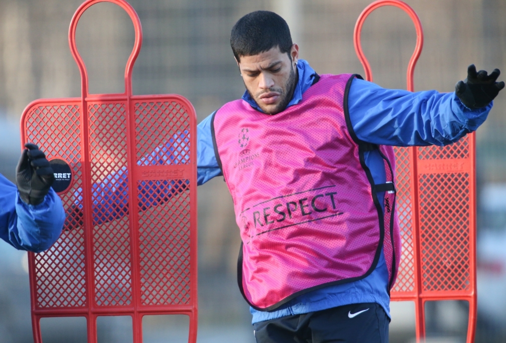 Тренировка «Зенита» перед матчем Лиги Чемпионов с «Атлетико»