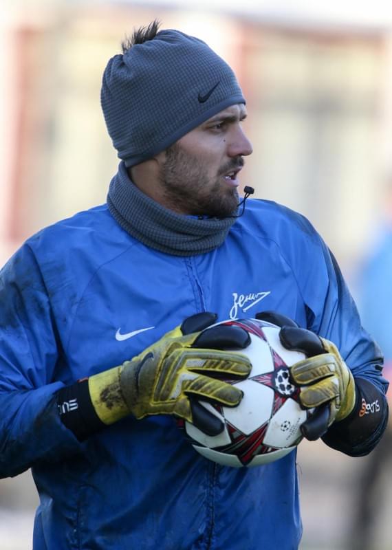 Тренировка «Зенита» перед матчем Лиги Чемпионов с «Атлетико»