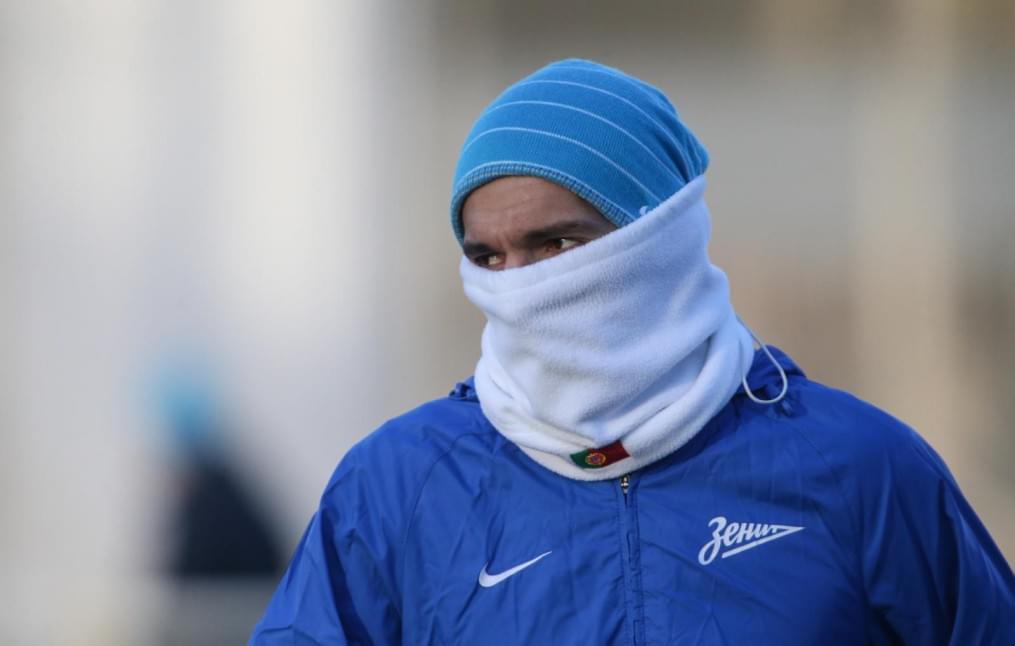 Тренировка «Зенита» перед матчем Лиги Чемпионов с «Атлетико»