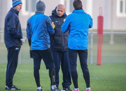 Тренировка «Зенита» перед матчем Лиги Чемпионов с «Атлетико»