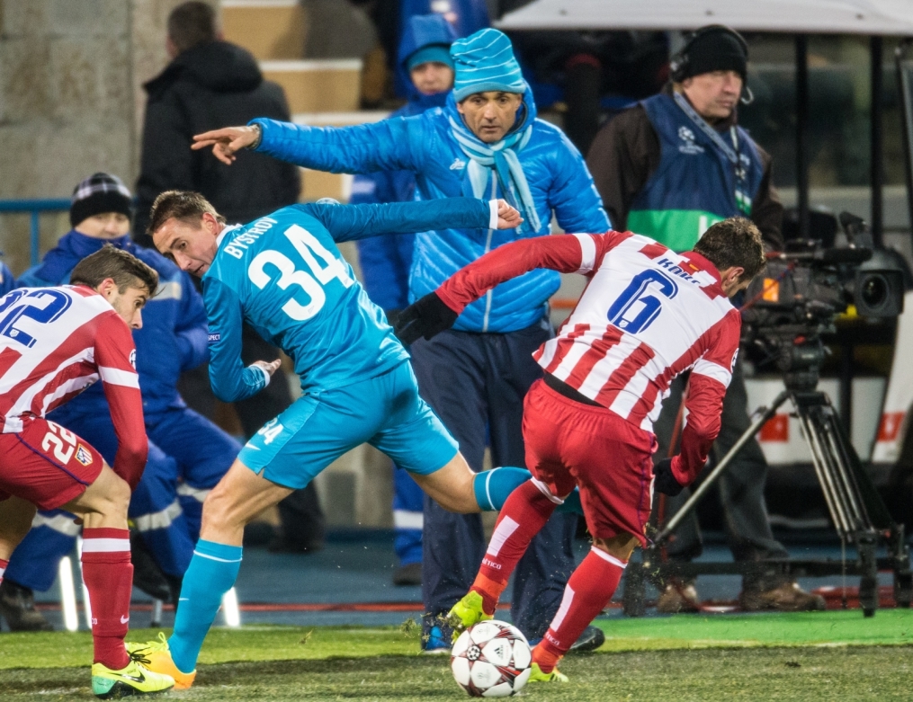 Лига Чемпионов УЕФА: матч «Зенит» — «Атлетико»