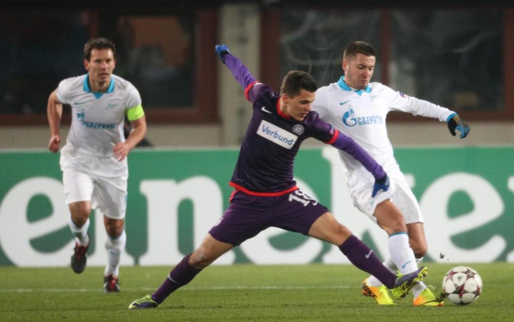 Лига Чемпионов УЕФА: матч «Аустрия» — «Зенит»