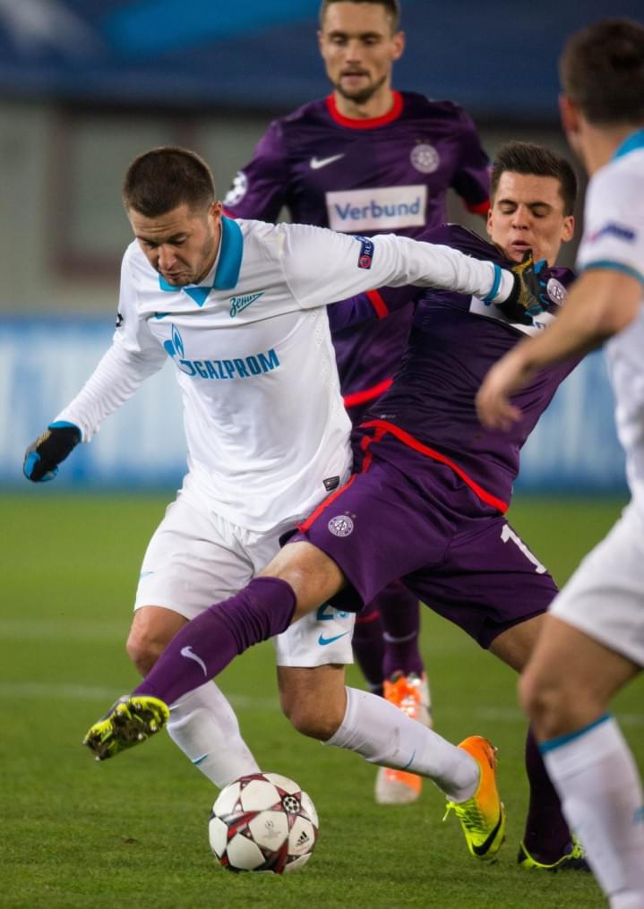 Лига Чемпионов УЕФА: матч «Аустрия» — «Зенит»