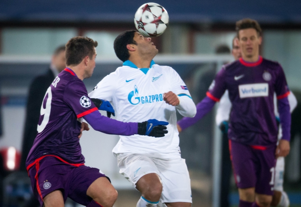 Лига Чемпионов УЕФА: матч «Аустрия» — «Зенит»