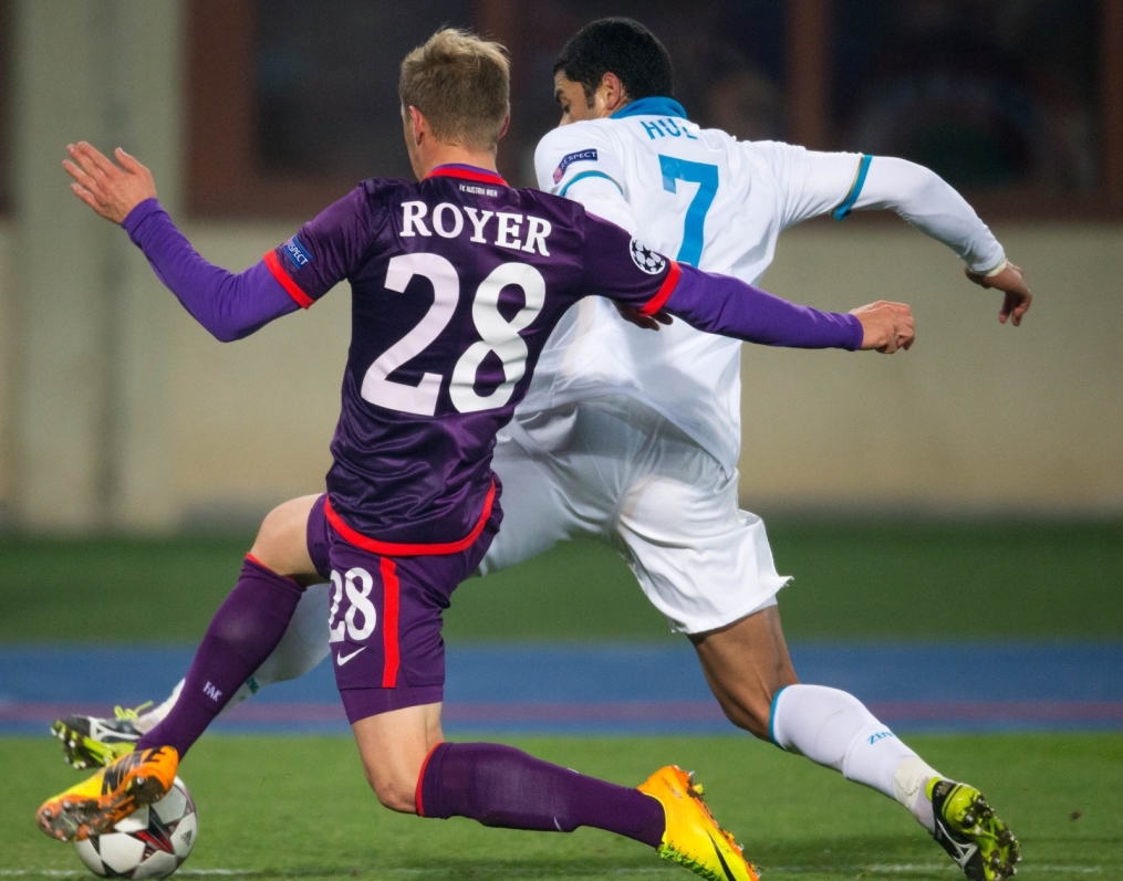 Лига Чемпионов УЕФА: матч «Аустрия» — «Зенит»