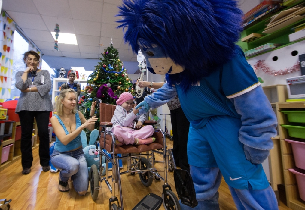«Новогодний рейс» сине-бело-голубых