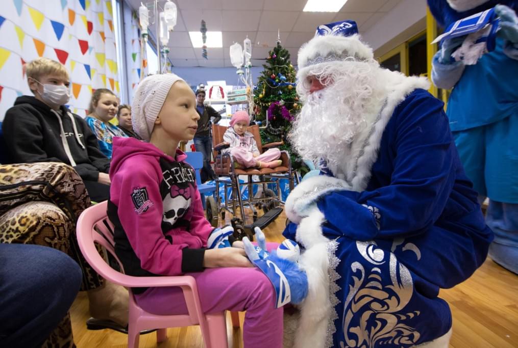 «Новогодний рейс» сине-бело-голубых