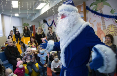 «Новогодний рейс» сине-бело-голубых