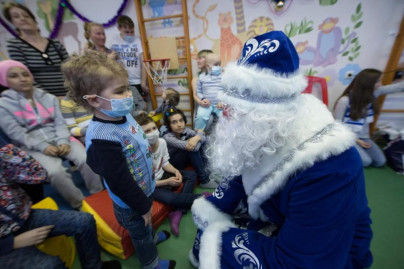 «Новогодний рейс» сине-бело-голубых