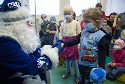 «Новогодний рейс» сине-бело-голубых