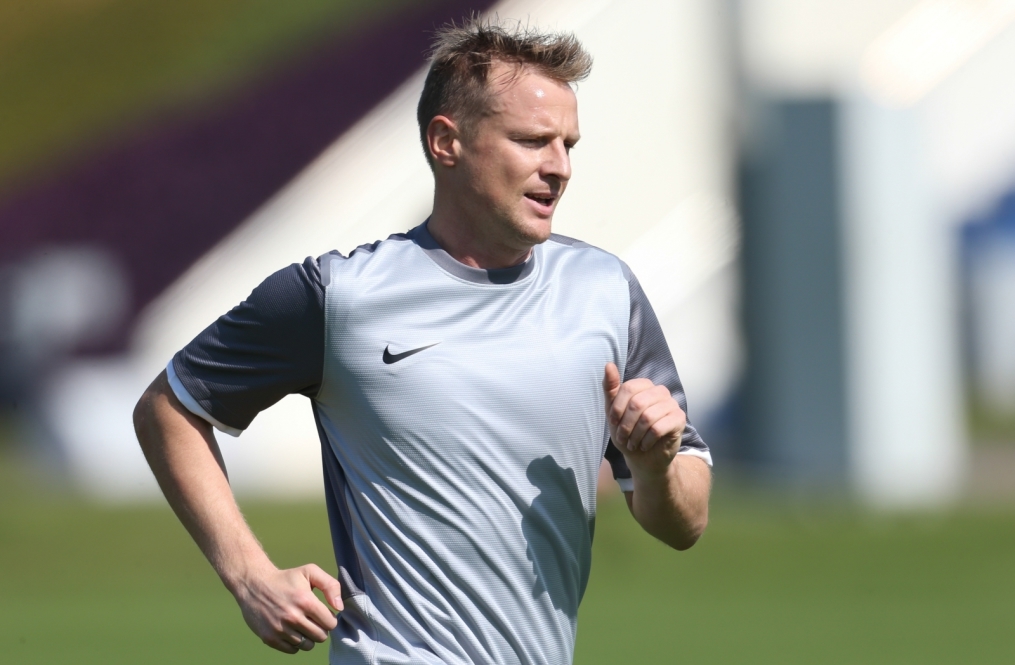 Зимние сборы в Дохе, утренняя тренировка