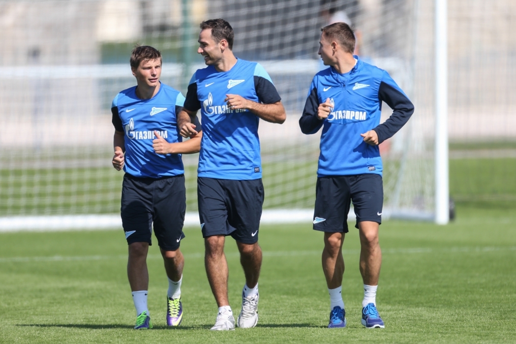 Зимние сборы в Дохе, утренняя тренировка