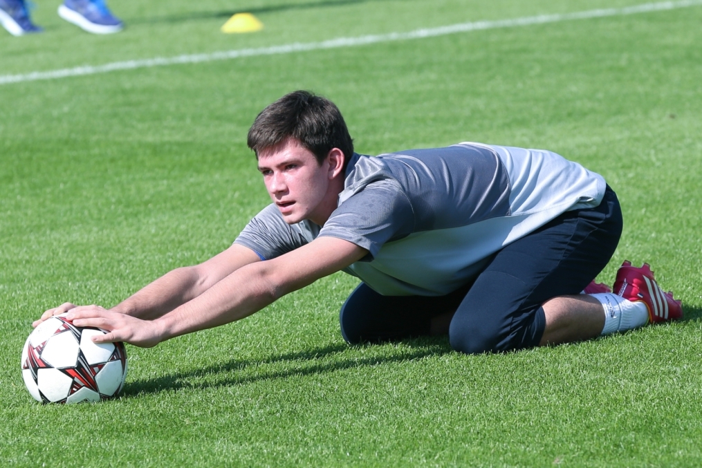 Зимние сборы в Дохе, утренняя тренировка