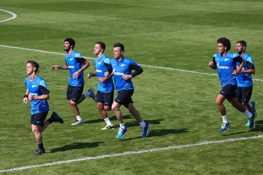 Зимние сборы в Дохе, утренняя тренировка