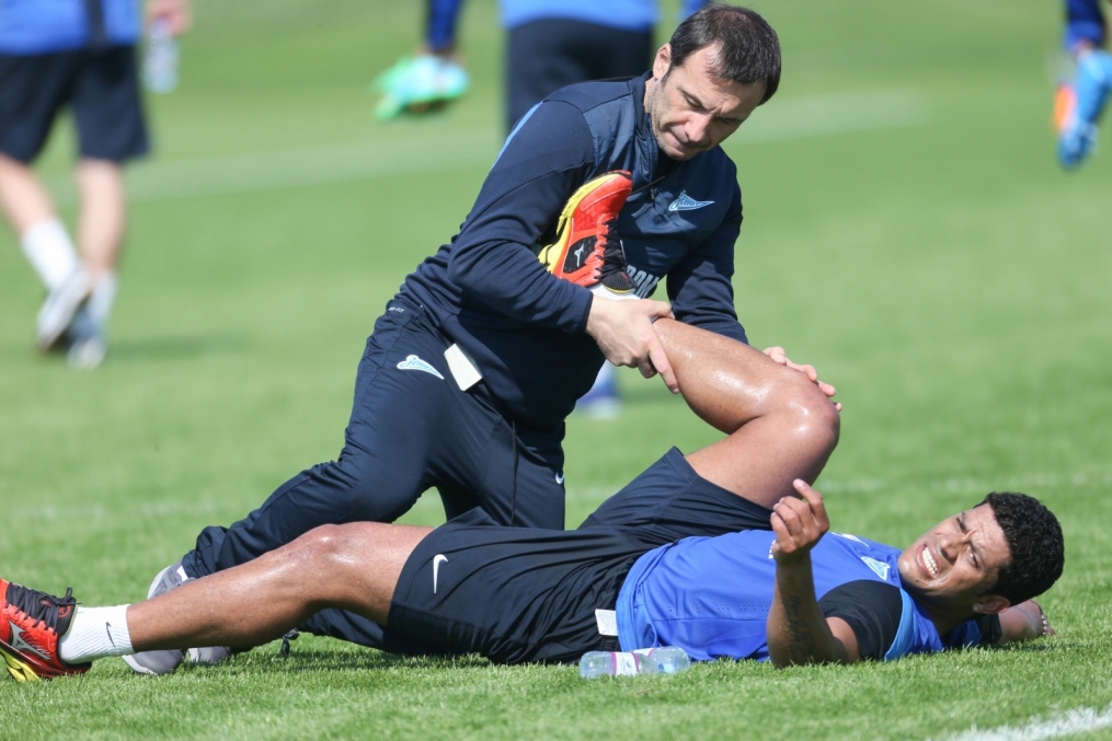 Зимние сборы в Дохе, утренняя тренировка