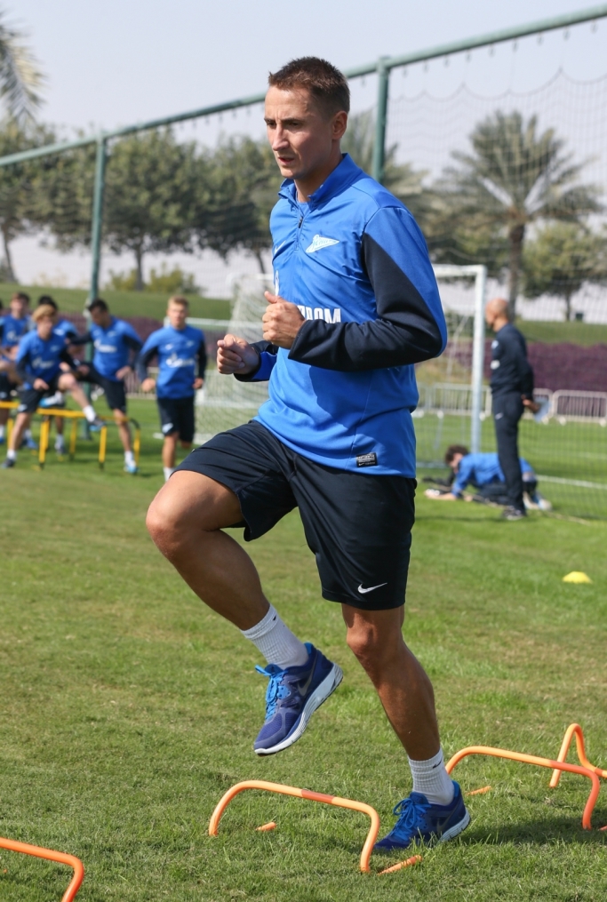 Сборы в Дохе: 16 января, утренняя тренировка