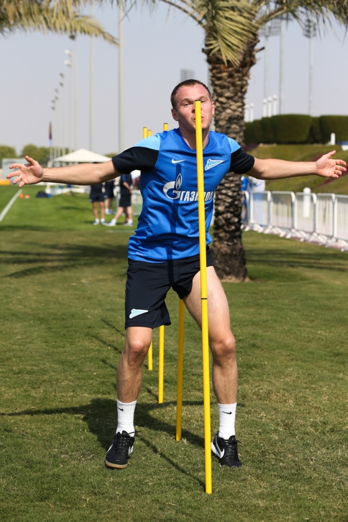 Сборы в Дохе: 16 января, утренняя тренировка