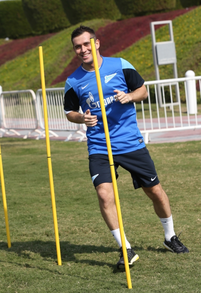 Сборы в Дохе: 16 января, утренняя тренировка