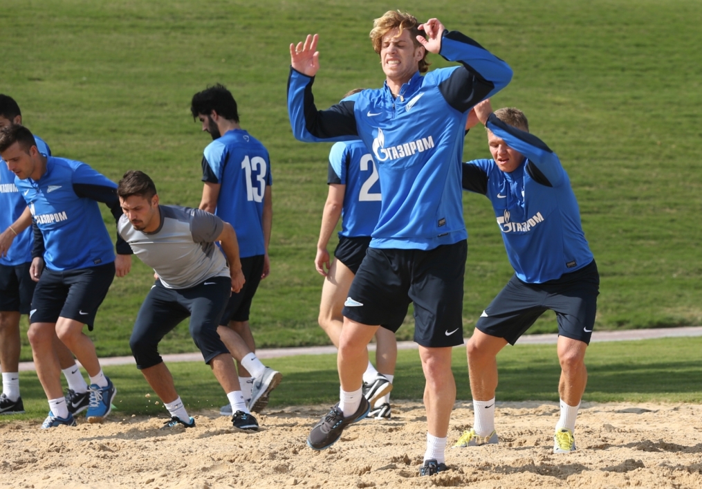 Сборы в Дохе: 16 января, утренняя тренировка