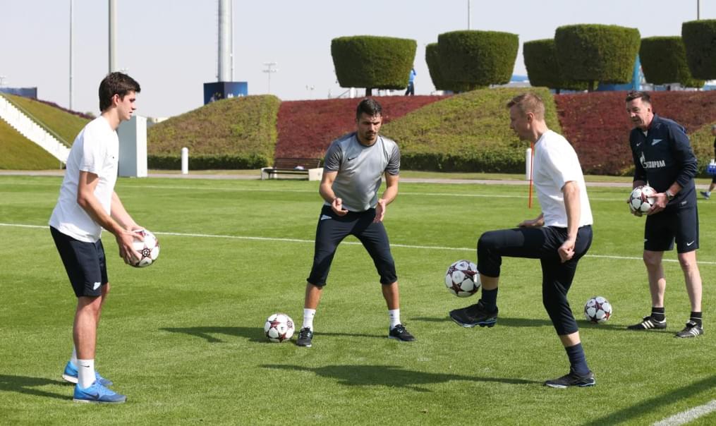 Сборы в Дохе: 16 января, утренняя тренировка