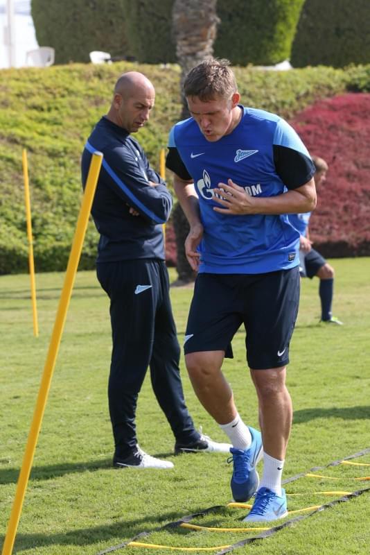 Сборы в Дохе: 16 января, утренняя тренировка