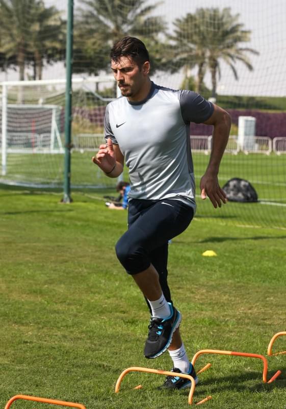 Сборы в Дохе: 16 января, утренняя тренировка