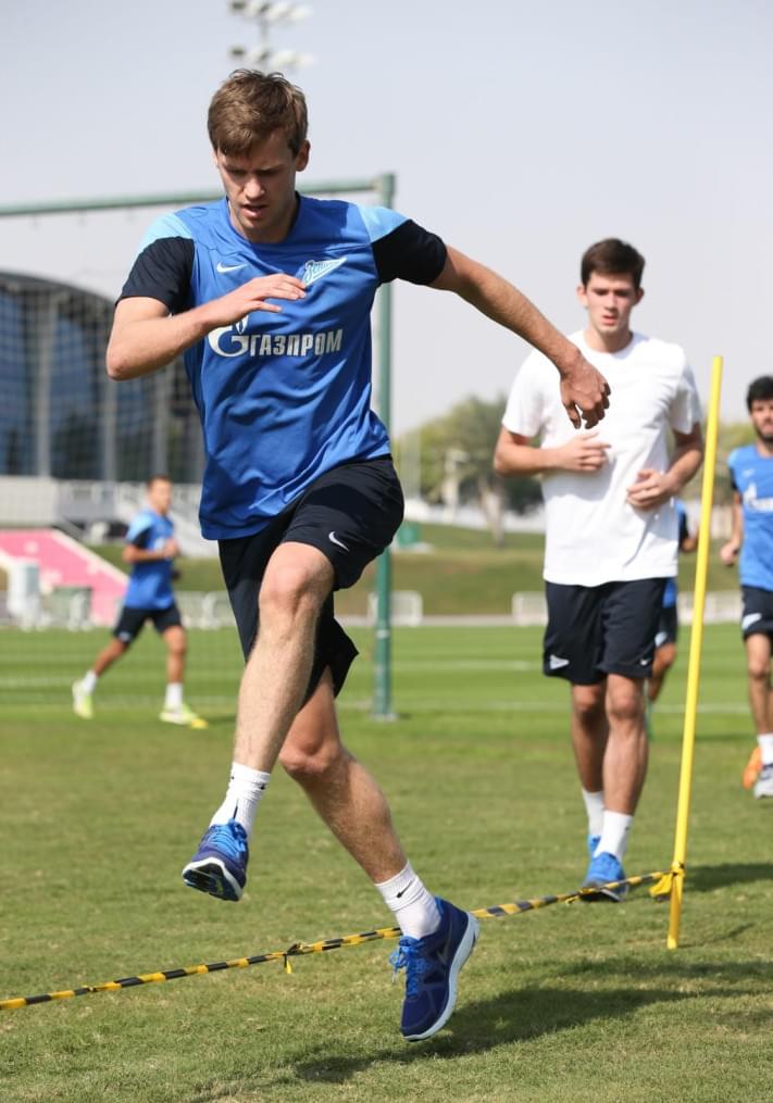 Сборы в Дохе: 16 января, утренняя тренировка