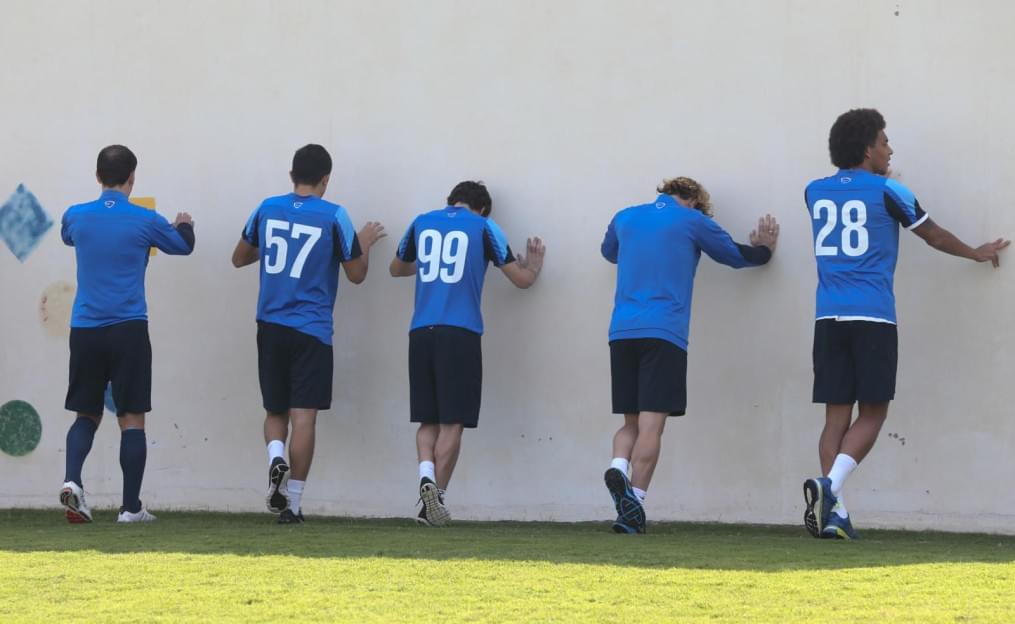 Сборы в Дохе: 16 января, утренняя тренировка