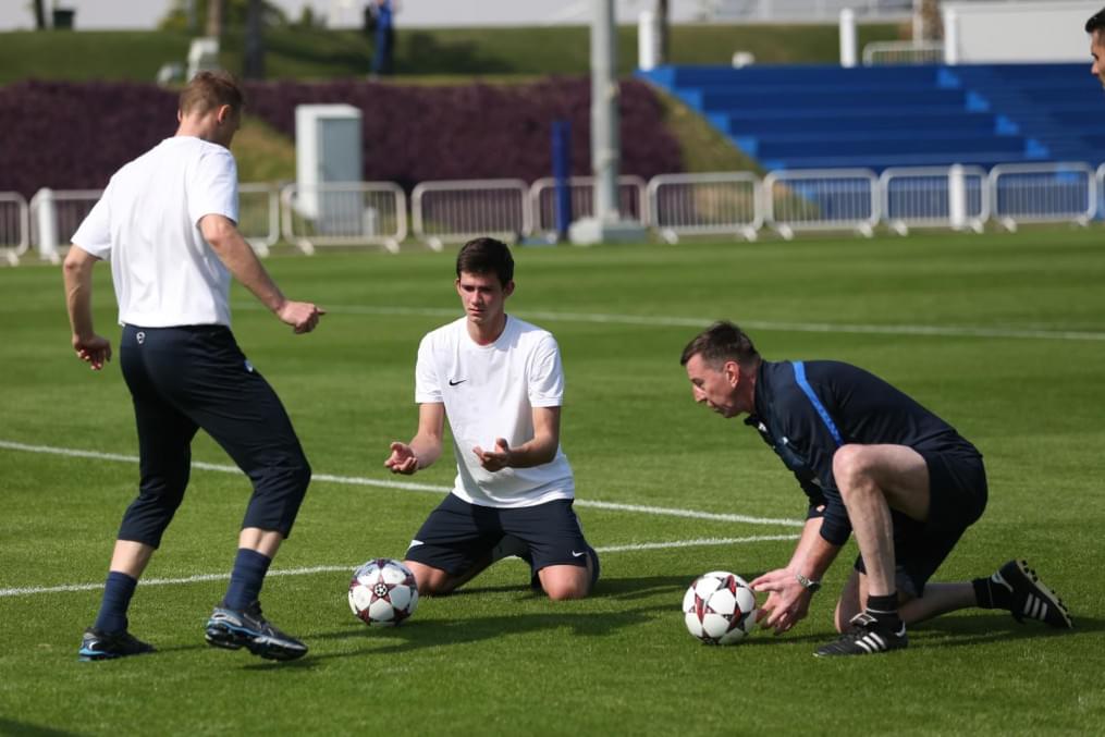 Сборы в Дохе: 16 января, утренняя тренировка