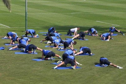 Сборы в Дохе: 16 января, утренняя тренировка