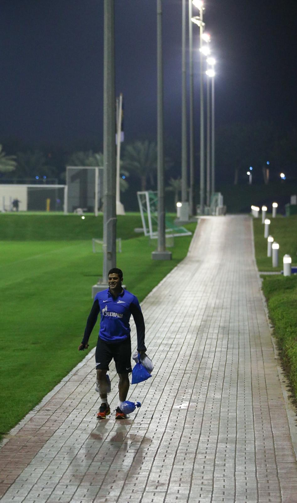 Сборы в Дохе: 16 января, вечерняя тренировка