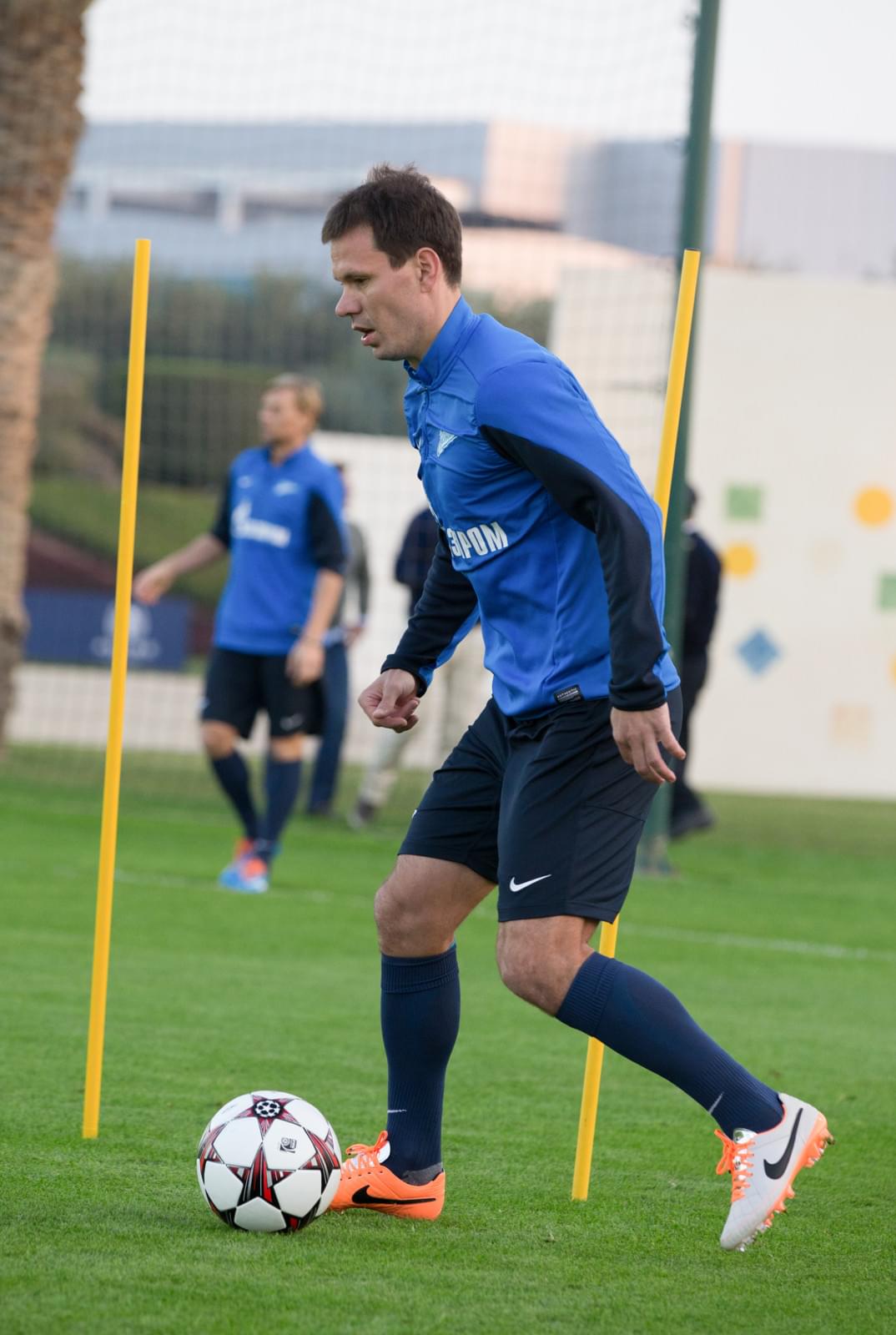 Сборы в Дохе: 16 января, вечерняя тренировка