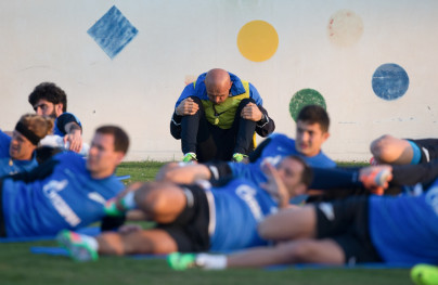 Сборы в Дохе: 16 января, вечерняя тренировка