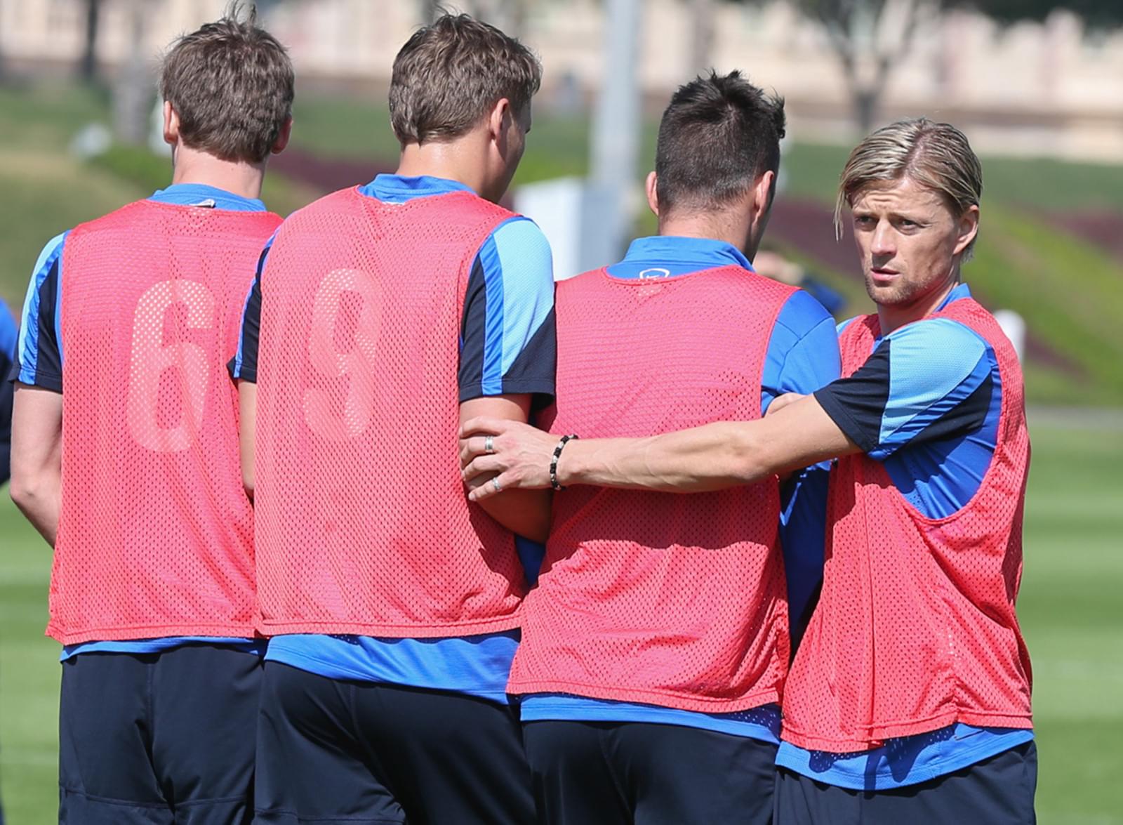 Сборы в Дохе: 17 января, утренняя тренировка