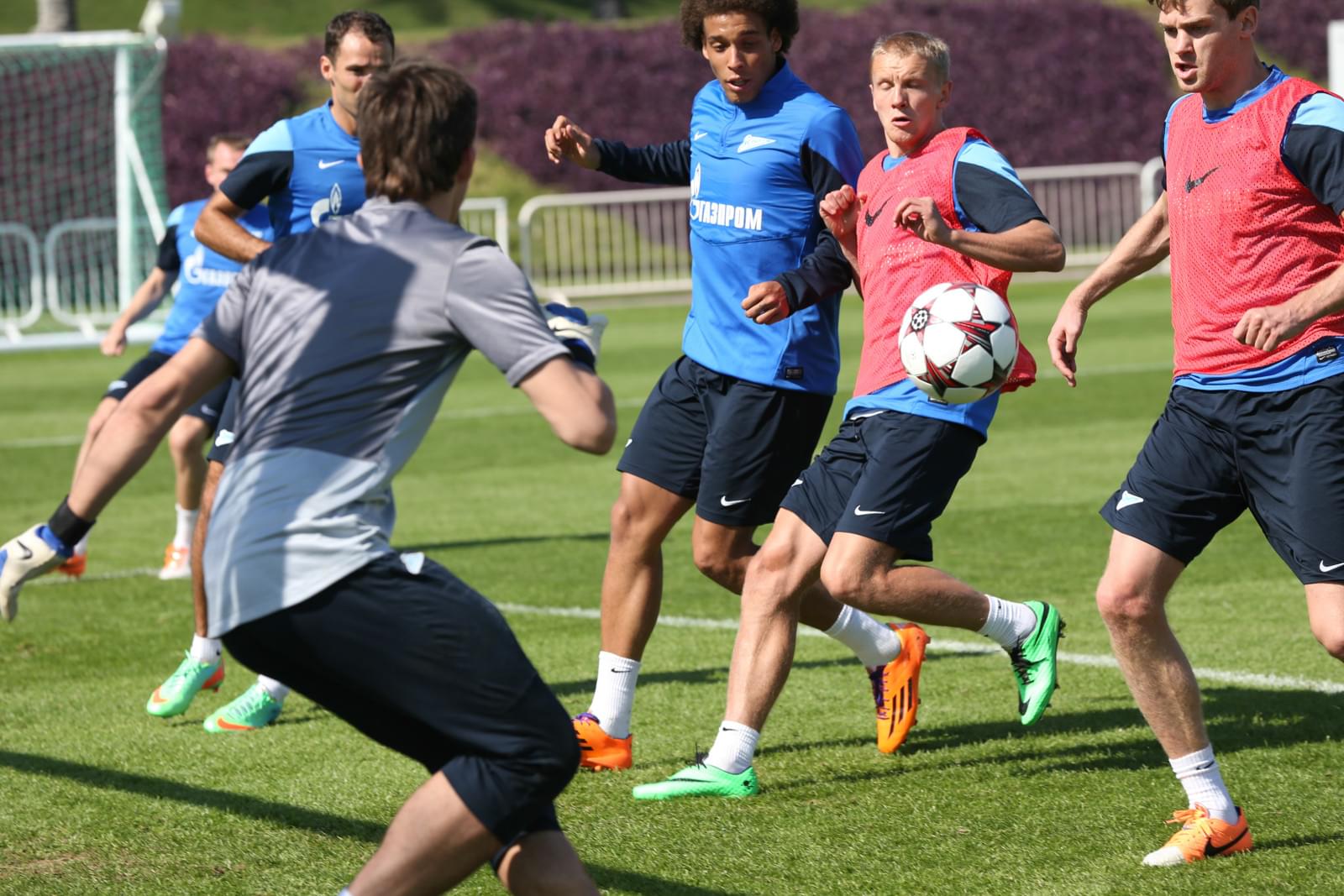 Сборы в Дохе: 17 января, утренняя тренировка