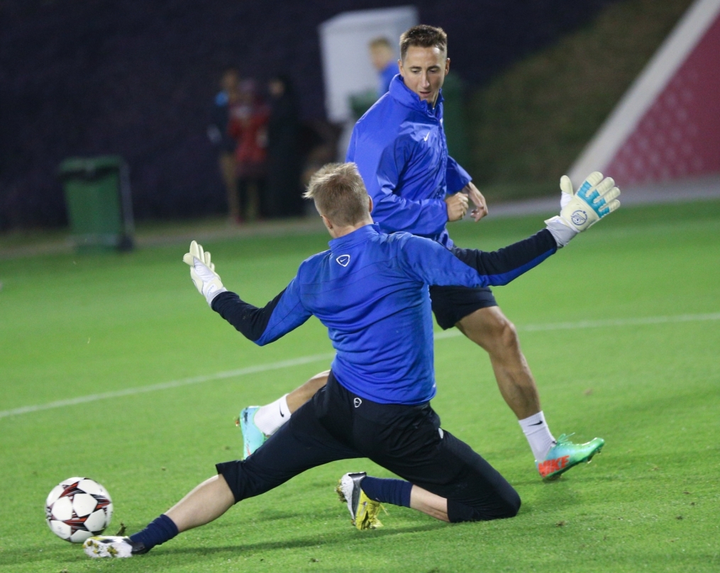 Сборы в Дохе: 19 января, вечерняя тренировка