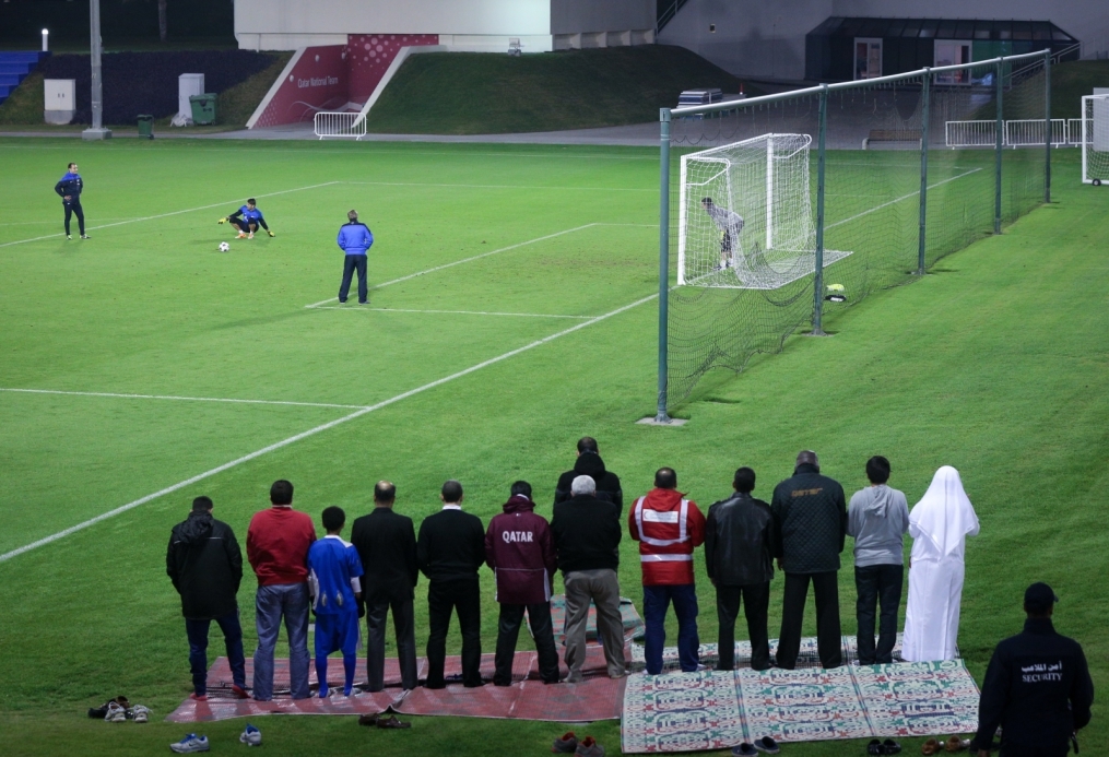 Сборы в Дохе: 19 января, вечерняя тренировка