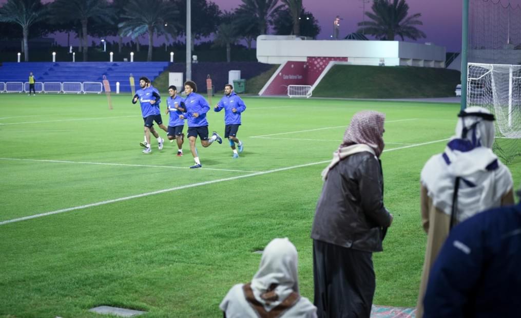 Сборы в Дохе: 19 января, вечерняя тренировка