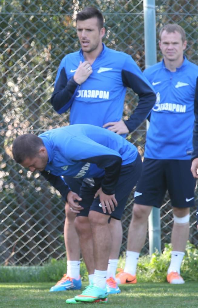 Сборы в Турции: 13 февраля, утренняя тренировка