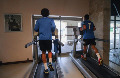 Сборы в Турции: 14 февраля, утренняя тренировка