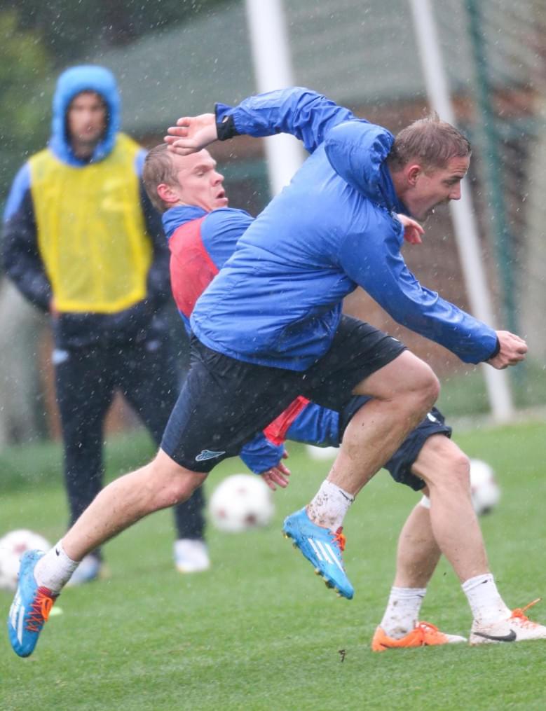 Сборы в Турции: 15 февраля, утренняя тренировка