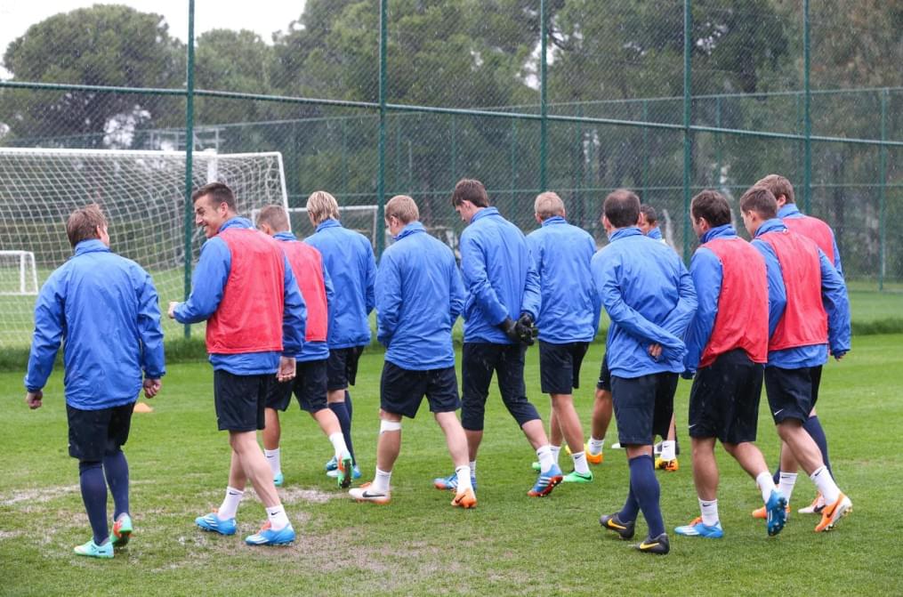 Сборы в Турции: 15 февраля, утренняя тренировка