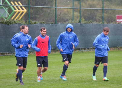 Сборы в Турции: 15 февраля, утренняя тренировка