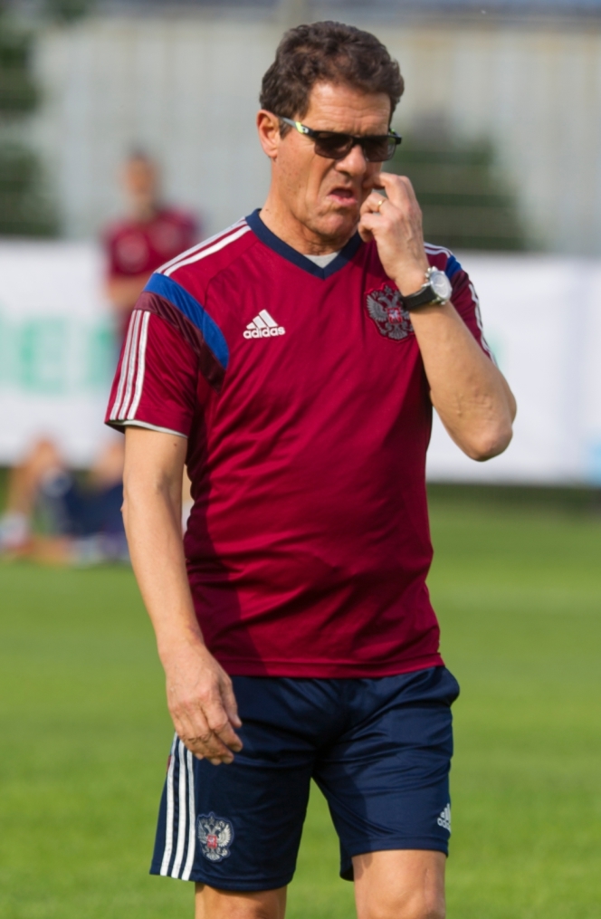 Тренировка сборной России перед матчем со Слоавкией