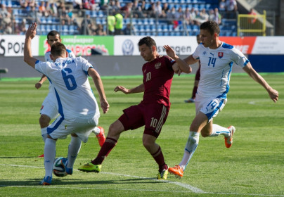 Товарищеский матч по футболу Россия — Словакия