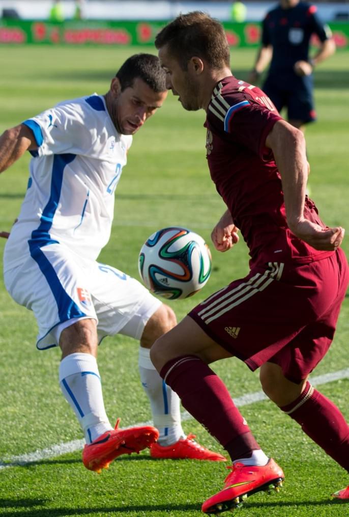 Товарищеский матч по футболу Россия — Словакия